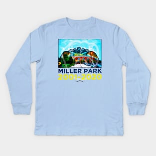 Miller Park • Milwaukee Brewers • MKE WI Kids Long Sleeve T-Shirt